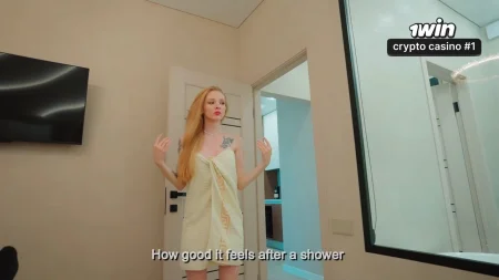 Скандал закончился сексом: брат сорвал полотенце с голой сестры и долбил стоя до громких стонов и кремпая